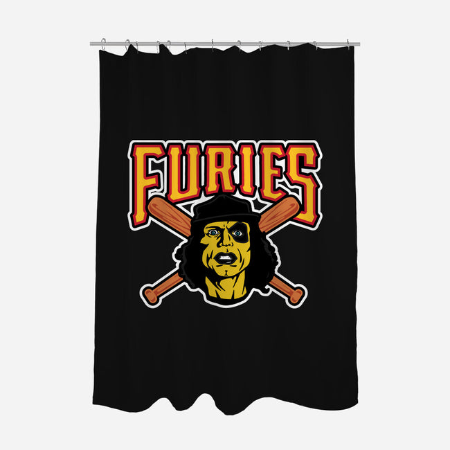 Furies-none polyester shower curtain-dalethesk8er