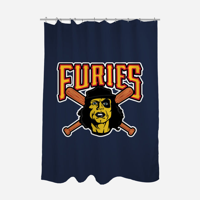 Furies-none polyester shower curtain-dalethesk8er