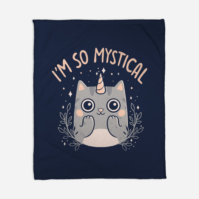 Mystical Kitty-none fleece blanket-eduely
