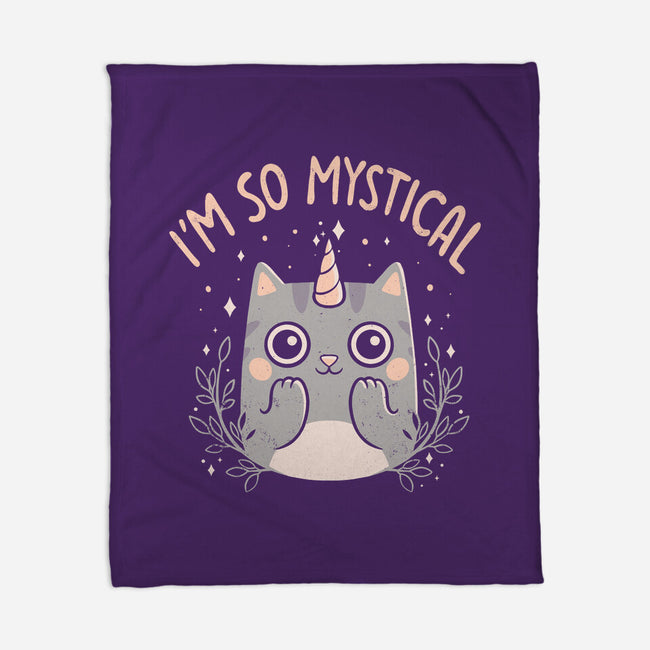 Mystical Kitty-none fleece blanket-eduely