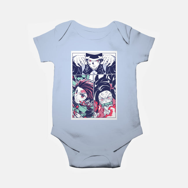 Defeat The Demon-baby basic onesie-Jelly89