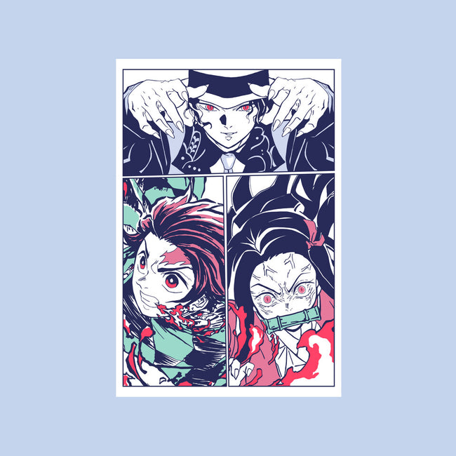 Defeat The Demon-none polyester shower curtain-Jelly89