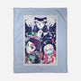 Defeat The Demon-none fleece blanket-Jelly89