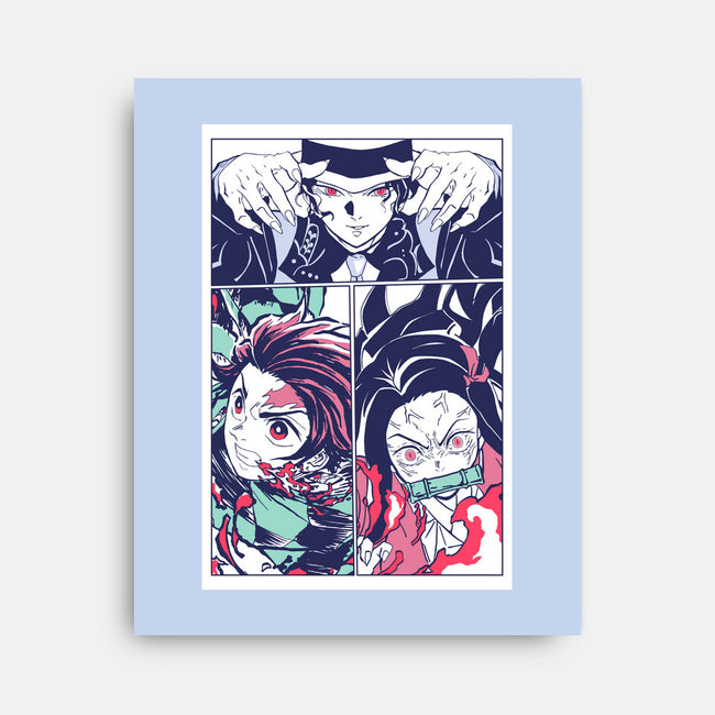 Defeat The Demon-none stretched canvas-Jelly89