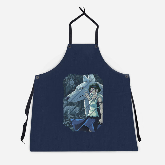 Mononoke Tiles-unisex kitchen apron-danielmorris1993