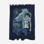 Mononoke Tiles-none polyester shower curtain-danielmorris1993