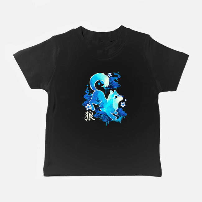 Wolf Spirit-baby basic tee-NemiMakeit