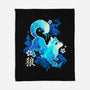 Wolf Spirit-none fleece blanket-NemiMakeit
