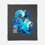 Wolf Spirit-none fleece blanket-NemiMakeit