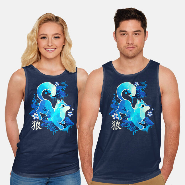 Wolf Spirit-unisex basic tank-NemiMakeit