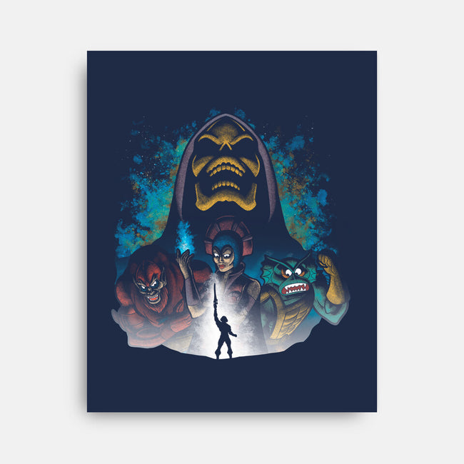 Villains Of Eternia-none stretched canvas-trheewood