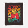 Guess I'll Die-none fleece blanket-ShirtGoblin