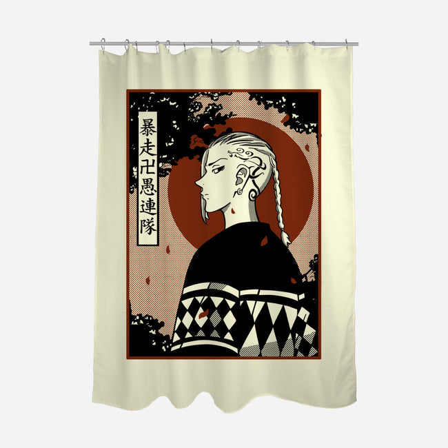 Retro Draken-none polyester shower curtain-constantine2454