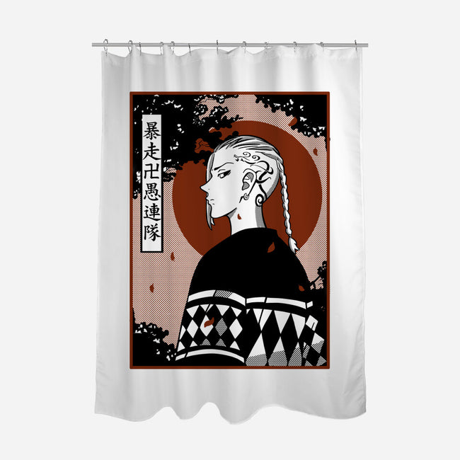 Retro Draken-none polyester shower curtain-constantine2454