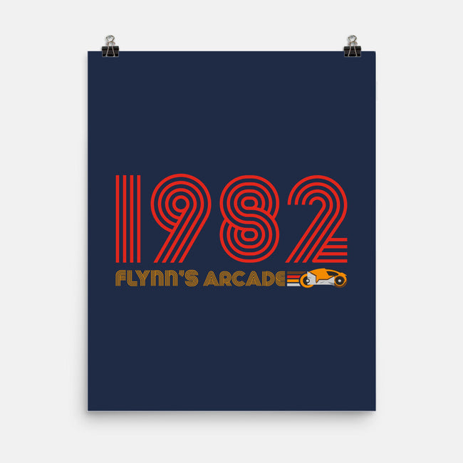 Flynn's Arcade 1982-none matte poster-DrMonekers