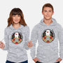 Crowned Hu Tao Ghost-unisex pullover sweatshirt-Logozaste