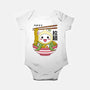 Kawaii Onion Octopus Ramen-baby basic onesie-Logozaste