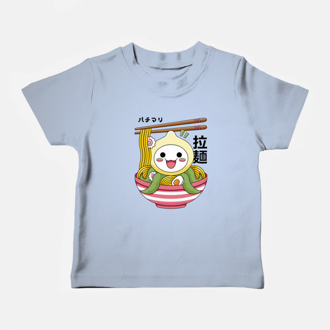 Kawaii Onion Octopus Ramen-baby basic tee-Logozaste