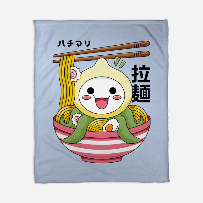 Kawaii Onion Octopus Ramen-none fleece blanket-Logozaste