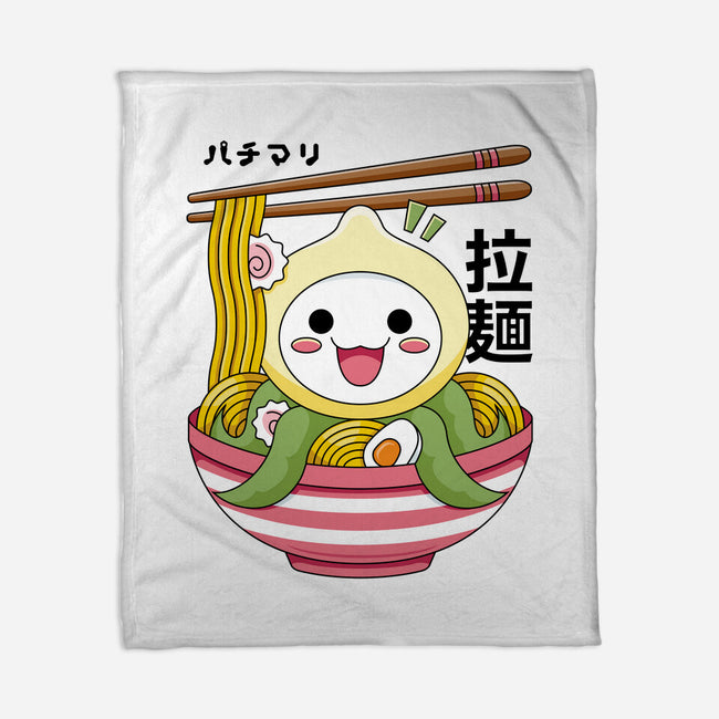 Kawaii Onion Octopus Ramen-none fleece blanket-Logozaste