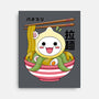 Kawaii Onion Octopus Ramen-none stretched canvas-Logozaste