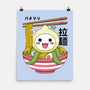 Kawaii Onion Octopus Ramen-none matte poster-Logozaste