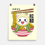 Kawaii Onion Octopus Ramen-none matte poster-Logozaste