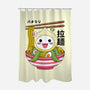 Kawaii Onion Octopus Ramen-none polyester shower curtain-Logozaste