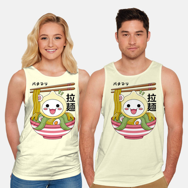 Kawaii Onion Octopus Ramen-unisex basic tank-Logozaste