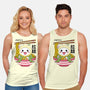 Kawaii Onion Octopus Ramen-unisex basic tank-Logozaste