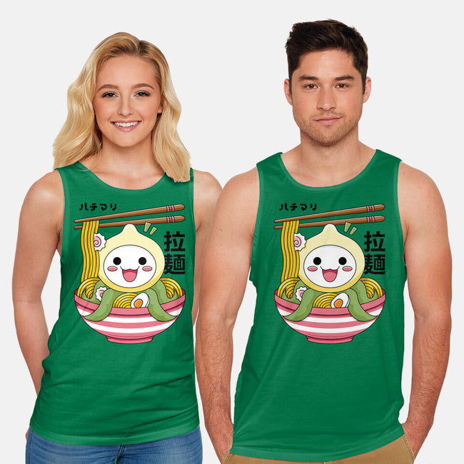 Kawaii Onion Octopus Ramen-unisex basic tank-Logozaste
