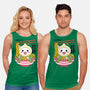 Kawaii Onion Octopus Ramen-unisex basic tank-Logozaste