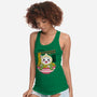 Kawaii Onion Octopus Ramen-womens racerback tank-Logozaste