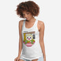 Kawaii Onion Octopus Ramen-womens racerback tank-Logozaste