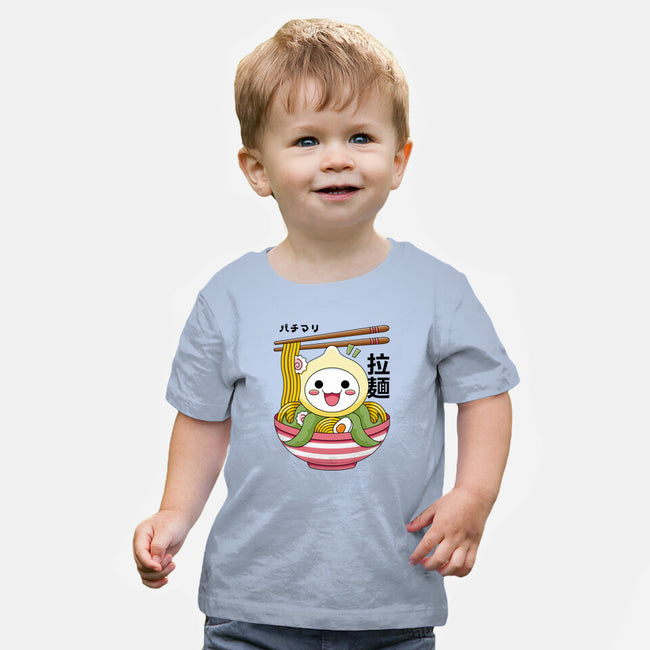 Kawaii Onion Octopus Ramen-baby basic tee-Logozaste