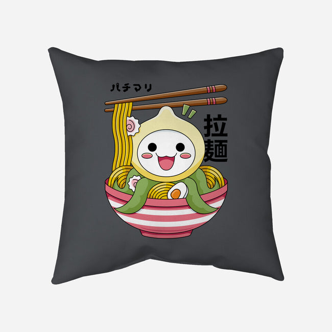 Kawaii Onion Octopus Ramen-none removable cover w insert throw pillow-Logozaste