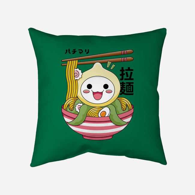 Kawaii Onion Octopus Ramen-none removable cover w insert throw pillow-Logozaste