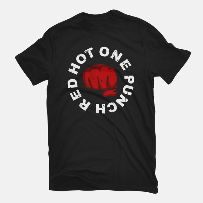 Red Hot One Punch-mens premium tee-Melonseta