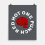 Red Hot One Punch-none matte poster-Melonseta