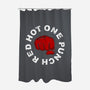 Red Hot One Punch-none polyester shower curtain-Melonseta