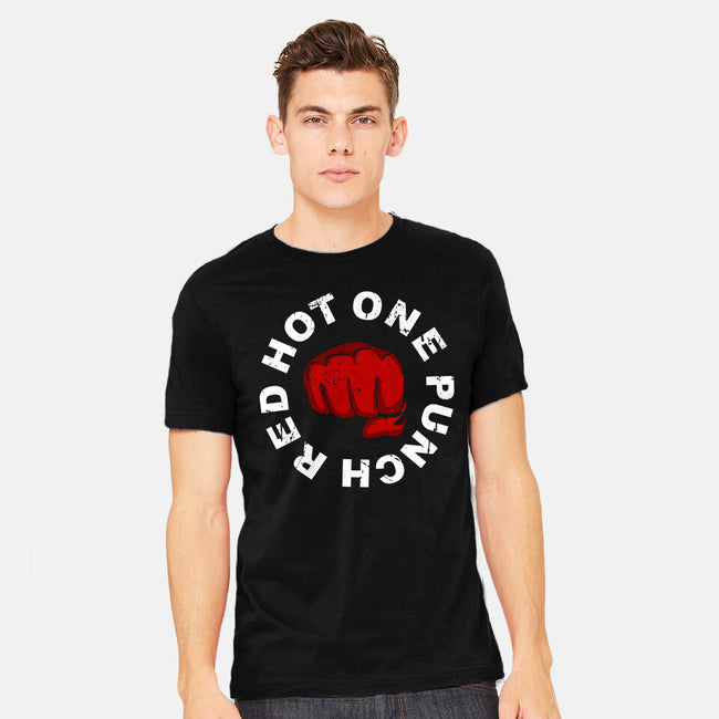 Red Hot One Punch-mens heavyweight tee-Melonseta