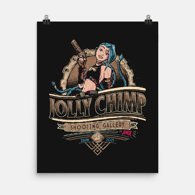 Jolly Chimp-none matte poster-teesgeex