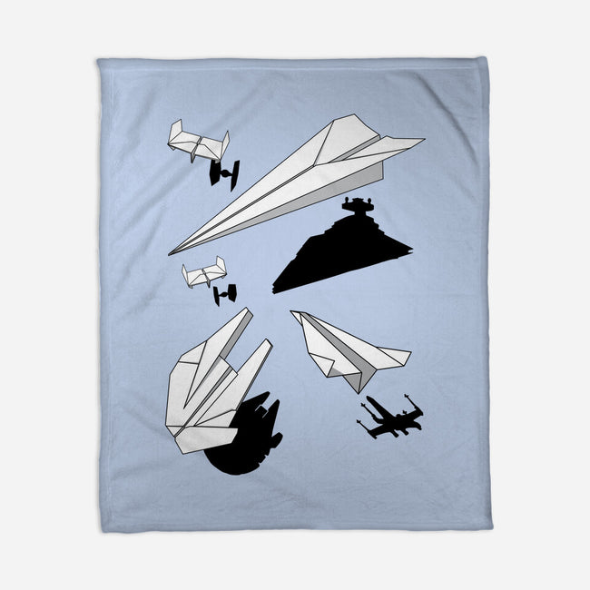 Paper Wars-none fleece blanket-DrMonekers