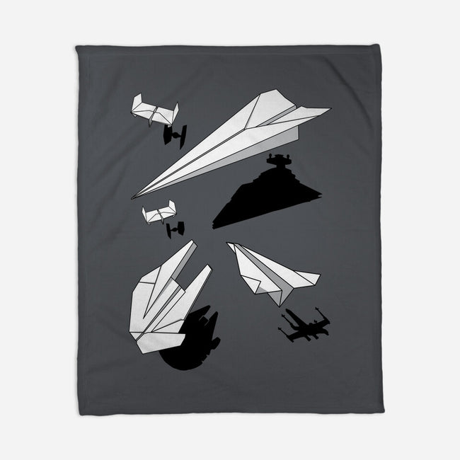 Paper Wars-none fleece blanket-DrMonekers