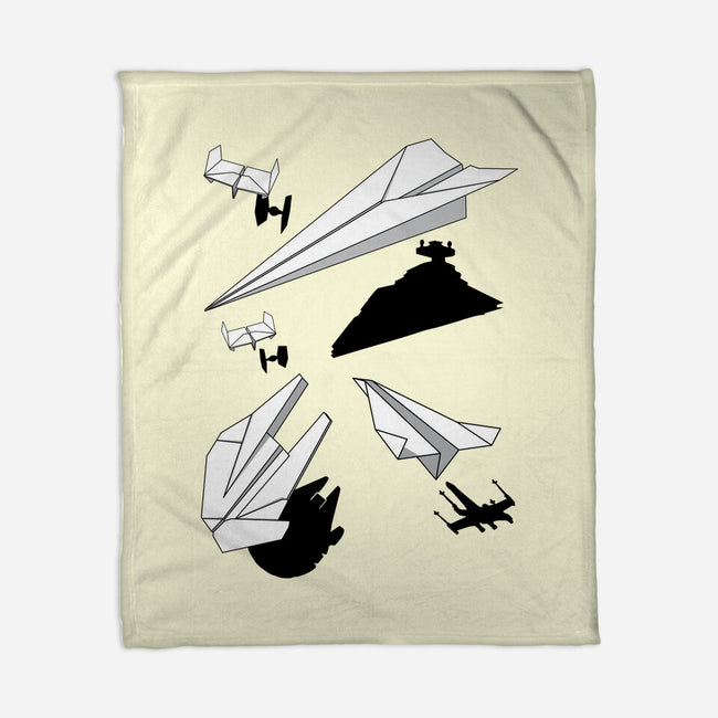 Paper Wars-none fleece blanket-DrMonekers