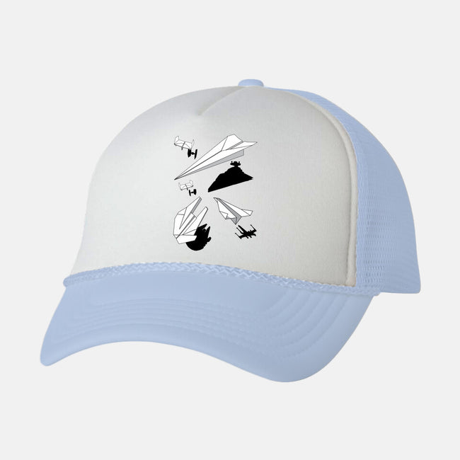 Paper Wars-unisex trucker hat-DrMonekers