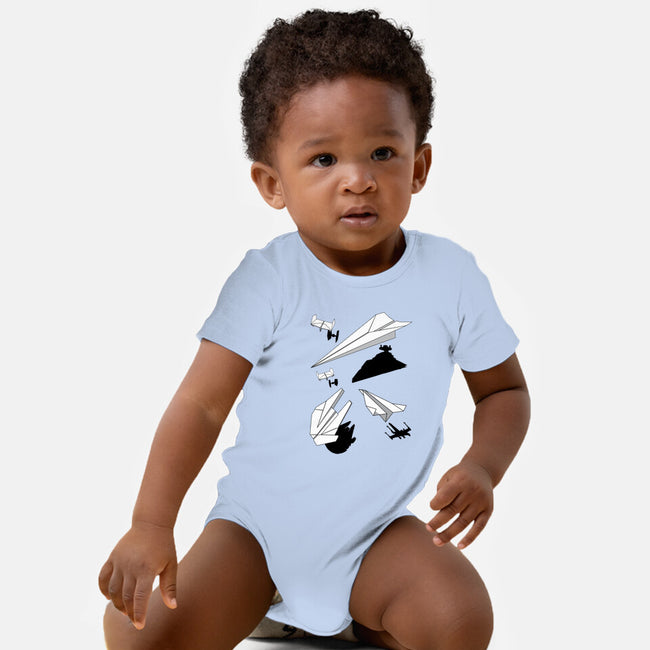 Paper Wars-baby basic onesie-DrMonekers