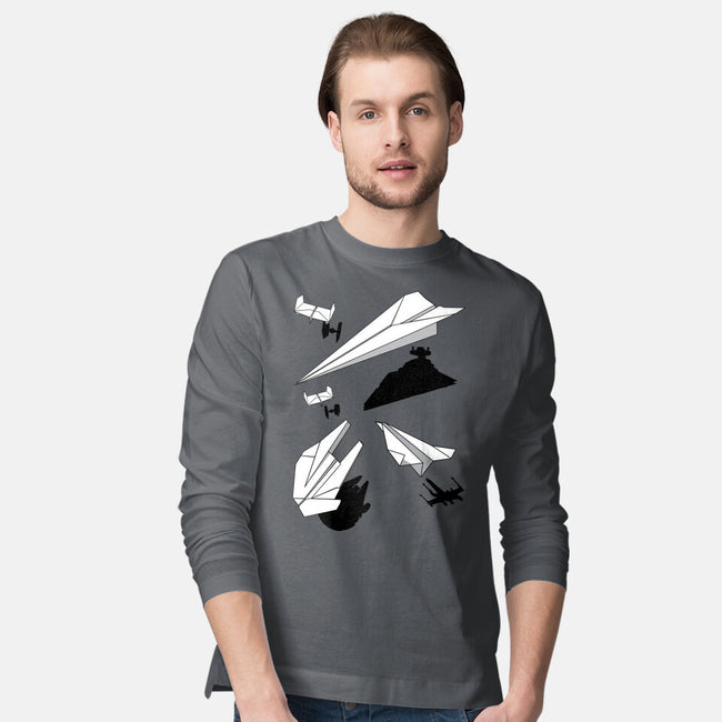Paper Wars-mens long sleeved tee-DrMonekers