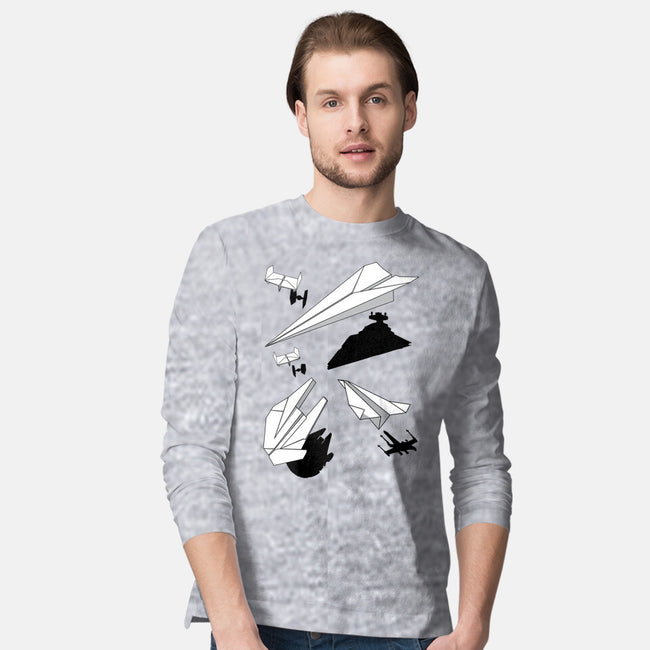 Paper Wars-mens long sleeved tee-DrMonekers