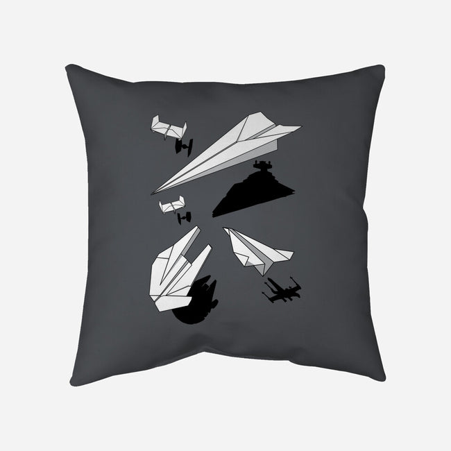 Paper Wars-none removable cover throw pillow-DrMonekers